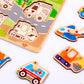Vehicle Wooden Peg Puzzle