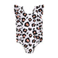 Tilly Ruffle Leopard Print Girls Swimsuit