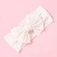 Heidi Ribbed Top Knot Bow Headband