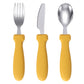 Big Kid Silicone & Stainless Steel Cutlery - 3 Piece Set