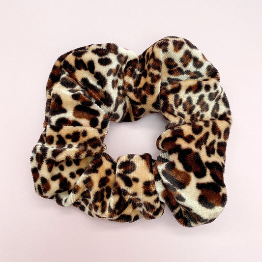Zara Leopard Velvet Scrunchie