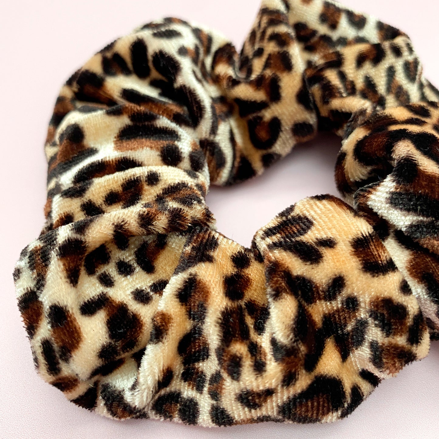 Zara Leopard Velvet Scrunchie