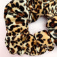 Zara Leopard Velvet Scrunchie
