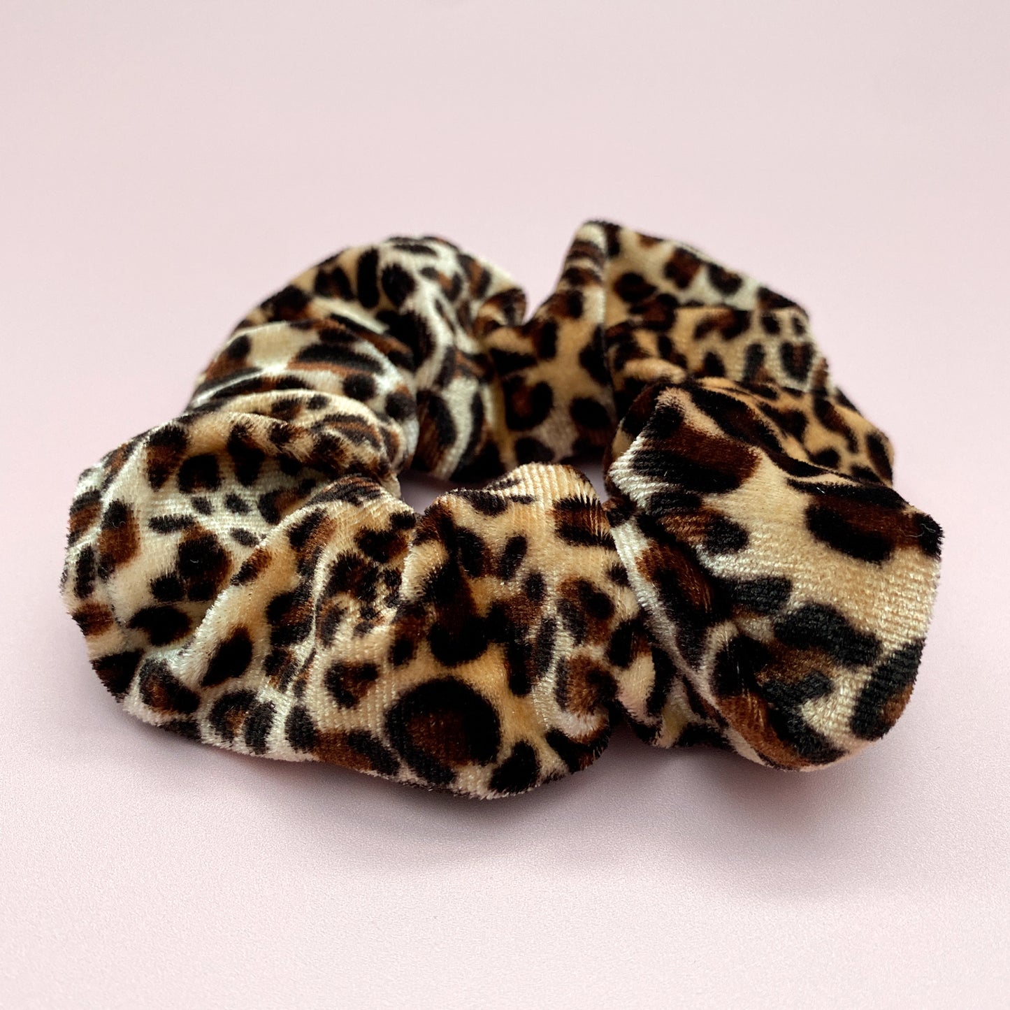 Zara Leopard Velvet Scrunchie